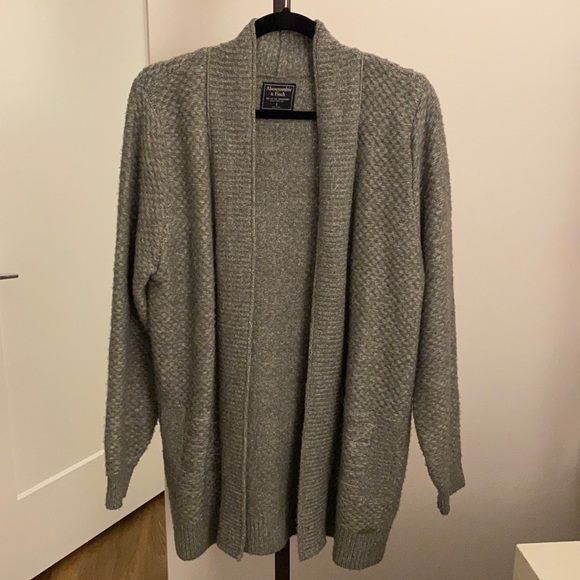 Gray Oversized Cardigan - Picture 1 of 1